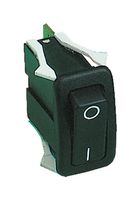 OTTO CONTROLS K1ABAAAAAR 翘板开关, 关-开, SPST, 不发光, 面板安装, 黑色, K1 Series