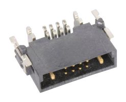 HARTING 15752082601000 Pin Header, Hybrid, 2P+8S, Board-to-Board, 10 Contacts, Surface Mount Right Angle, har-flex Series