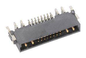 HARTING 15754162601000 Pin Header, Hybrid, 4P+16S, Board-to-Board, 20 Contacts, Surface Mount Right Angle, har-flex Series