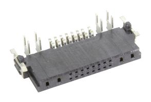 HARTING 15854162701000 PCB插座, 混合型，4P+16S, 板至板, 20 触点, 通孔安装直角, har-flex Series