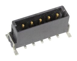 HARTING 15520052601000 引脚针座, 板至板, 2.54 mm, 1 排, 5 触点, 表面安装直型, har-flex Series