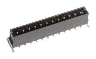 HARTING 15520122601000 Pin Header, Board-to-Board, 2.54 mm, 1 Rows, 12 Contacts, Surface Mount Straight, har-flex Series