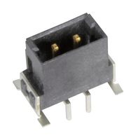 HARTING 15520022701000 Pin Header, Board-to-Board, 2.54 mm, 1 Rows, 2 Contacts, Through Hole Straight, har-flex Series