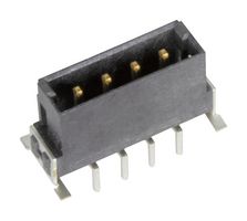 HARTING 15520042701000 Pin Header, Board-to-Board, 2.54 mm, 1 Rows, 4 Contacts, Through Hole Straight, har-flex Series