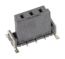 HARTING 15620032601000 PCB插座, 板至板, 2.54 mm, 1 排, 3 触点, 表面安装直型, har-flex Series