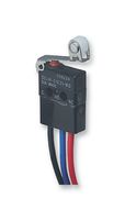 OMRON ELECTRONIC COMPONENTS D2JW-01K21-MD 微动开关, 摁入式, 辊式杆, SPDT, 带引线, 100 mA, 30 VDC
