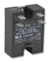 SENSATA/CRYDOM D2440D 固态继电器, DPST-常开, 40 A, 280 VAC, 面板安装, 快接式, 零交叉