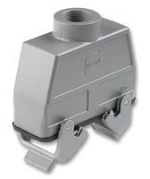 HARTING 09 30 024 0730 连接器后盖, 护罩, 标准Han连接器, 24B, 180°, 金属主体
