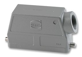 HARTING 09 30 024 0540 连接器后盖, 护罩, 标准Han连接器, 24B, 90°, 金属主体