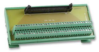 M JAY IFM IDC 64 端子块接口, IDC 64路插头, 螺丝式64路端子块, 1 A, 250 V