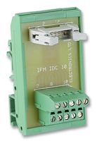 M JAY IFM IDC 10 端子块接口, IDC 10路插头, 螺丝式10路端子块, 1 A, 250 V