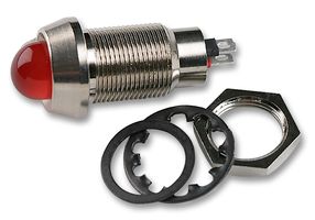 MARL 514-102-22 发光二极管指示器 面板安装, 红色, 24 VDC, 12.7 mm, 19 mA, 450 mcd, IP67