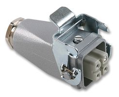 LAPP 10429100+10432000 连接器后盖, 顶部进入护套, H-A 4 EPIC连接器, 180°, 塑料主体