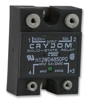 SENSATA/CRYDOM D4825 固态继电器, SPST-常开, 25 A, 530 Vrms, 面板安装, 螺丝, 零交叉
