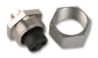 BINDER 09 0478 00 07 圆形连接器, Subminiature Circular Connector, 711系列, 面板安装插座, 7 触点, 焊接插座