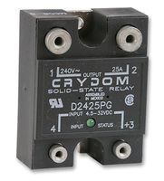 SENSATA/CRYDOM D2425PG 固态继电器, 25 A, 280 Vrms, 面板安装, 螺丝