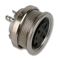 AMPHENOL SINE/TUCHEL C091 31N007 1002 圆形连接器, 标准圆形连接器, C091D系列, 面板安装插座, 7 触点, 焊接插座