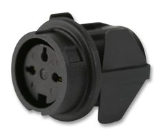 AMPHENOL SINE/TUCHEL T 3277 000 圆形连接器, 标准圆形连接器, C091B系列, 面板安装插座, 3 触点, 焊接插座