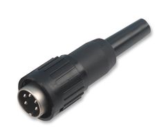 AMPHENOL SINE/TUCHEL T 3424 501 圆形连接器, 标准圆形连接器, C091B系列, 电缆安装插头, 6 触点, 焊接引脚