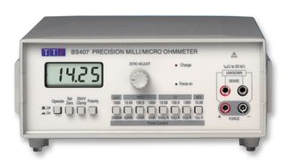 AIM-TTI INSTRUMENTS BS407 欧姆表, 4线, 1µohm to 20kohm, 1 µohm, 250 mA, ± 0.1%, 88 mm