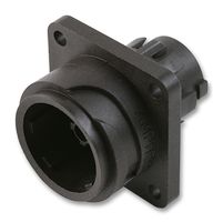 AMPHENOL SINE/TUCHEL C016 20C005 1002 圆形连接器, 标准圆形连接器, C16-3系列, 法兰安装插座, 6 触点, 螺丝销