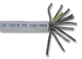 PRO POWER PPYY12C0.75 100M 多芯电缆, YY, 非屏蔽, 12 芯, 0.75 mm², 328 ft, 100 m