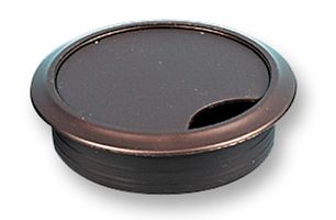 PRO POWER 22009 索环, 圆形外形, 用于台式, 电缆固定, 80 mm, 聚丙烯, 80 mm, 21 mm