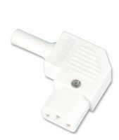 BULGIN LIMITED PX0587/SE/WH IEC电源连接器, IEC C13 插座, 10 A, 250 VAC, 螺丝, 电缆安装