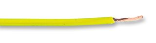 STAUBLI 60.7004-24 线缆, 绞合, Flexivolt® E, 高柔性, PVC(聚氯乙烯), 黄色, 20 AWG, 129 x 0.07mm, 328 ft