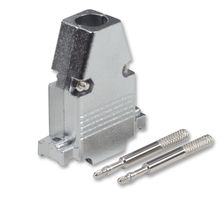 MH CONNECTORS MHCCOV-25ME D Sub Backshell, Diecast, Rapid Assembly, DB, 180°, Zinc Alloy Body