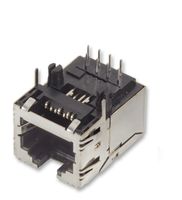 HIROSE / HRS TM21R-5C-88(50) Modular Connector, RJ45 Jack, 1 x 1 (Port), 8P8C, Cat5e, Through Hole Mount