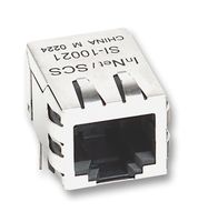 BEL MAGNETIC SOLUTIONS SI-60002-F 模块连接器, RJ45 插座, 1 x 1 (端口), 8P8C, Cat5, 通孔安装