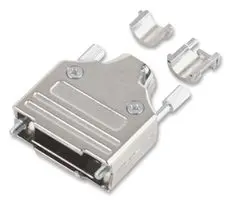 MH CONNECTORS MHDM-9-K 连接器后壳, D Sub, 压铸, 快速组装, 屏蔽, MHDM, DE, 180°, 锌主体