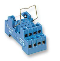 FINDER 94.74SMA Relay Socket, 5534 Series, DIN Rail, Panel, Screw, 14 Pins