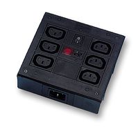 BULGIN LIMITED PXD701/061/10/1 Extension Lead, IEC Distribution Unit, 6 Outlets, IEC 60320 C13, 10 A, 250 V, IEC 60320 C14 Inlet