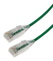 VIDEK 2994-2G Ethernet Cable, Cat6, RJ45 Plug to RJ45 Plug, UTP (Unshielded Twisted Pair), Green, 2 m, 6.6 ft