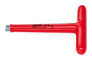 KNIPEX 98 30 T 型手柄,方形起子,3/8"螺纹,200 mm长