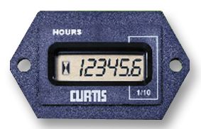 CURTIS INSTRUMENTS 17305870 Panel Mount Timer, Hour Meter, 12 VDC, 48 VDC, 0 s, 99999.9 h, 24.1 mm, 36.8 mm