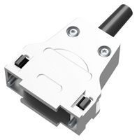 POSITRONIC D15000CTE50/AA D Sub Backshell, D Series, DA, 180°, Zinc Alloy Body