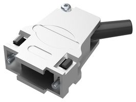 POSITRONIC D9000CSE50/AA 连接器后壳, D Sub, D Series, DE, 45°, 锌合金主体
