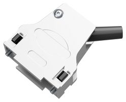 POSITRONIC D15000CSE50/AA 连接器后壳, D Sub, D Series, DA, 45°, 锌合金主体