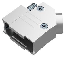 POSITRONIC D9000DSE40/AA D Sub Backshell, D Series, DE, 45°, Zinc Alloy Body