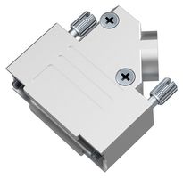 POSITRONIC D15000DSE40/AA D Sub Backshell, D Series, DA, 45°, Zinc Alloy Body