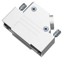 POSITRONIC D25000DSE40/AA D Sub Backshell, D Series, DB, 45°, Zinc Alloy Body