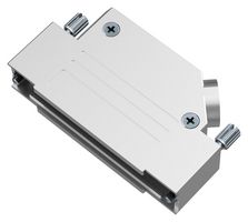 POSITRONIC D37000DSE40/AA D Sub Backshell, D Series, DC, 45°, Zinc Alloy Body