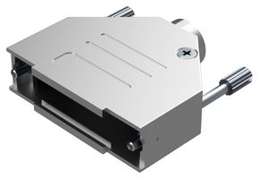 POSITRONIC D25000DTE50/AA 连接器后壳, D Sub, D Series, DB, 180°, 锌合金主体