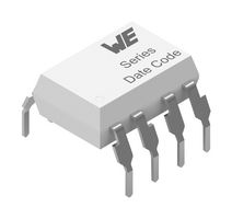 WURTH ELEKTRONIK 140827180010 光电耦合器, 2通道, DIP, 8 引脚, 60 mA, 5 kVrms, 130 %
