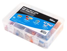 IDEAL 30-5025EU 连接器套件, 80Pcs, 导线连接器, 10 x 2-3 端口,5 x 5 端口二代杆,10 x 2-3-4-6 端口推入式,15 x 2 端口 SpliceLine 连接器