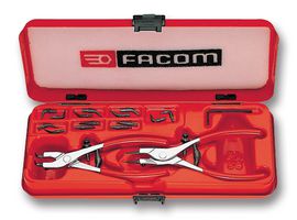 FACOM 470 Plier, Set, Circlip, Interchangeable, 18 Pieces