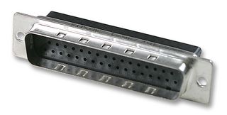 AMP - TE CONNECTIVITY 167296-1 D Sub Connector Housing, 50 Ways, D Sub, DE, AMPLIMITE HDP-20, Plug, Steel Body
